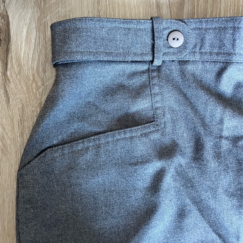 Vintage Gray Pencil Skirt - Picture 3 of 7